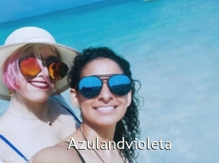 Azulandvioleta