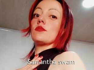 Samantha_swam